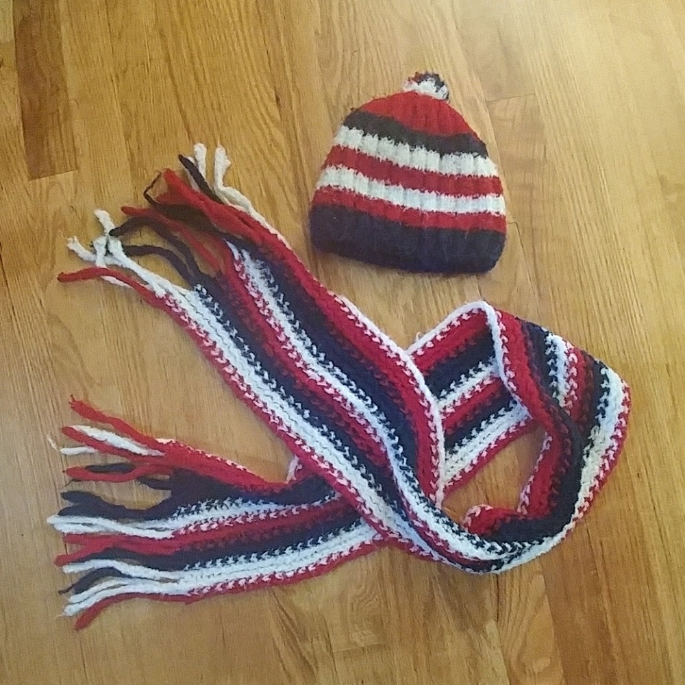 Hat and scarf set (girl or boy)